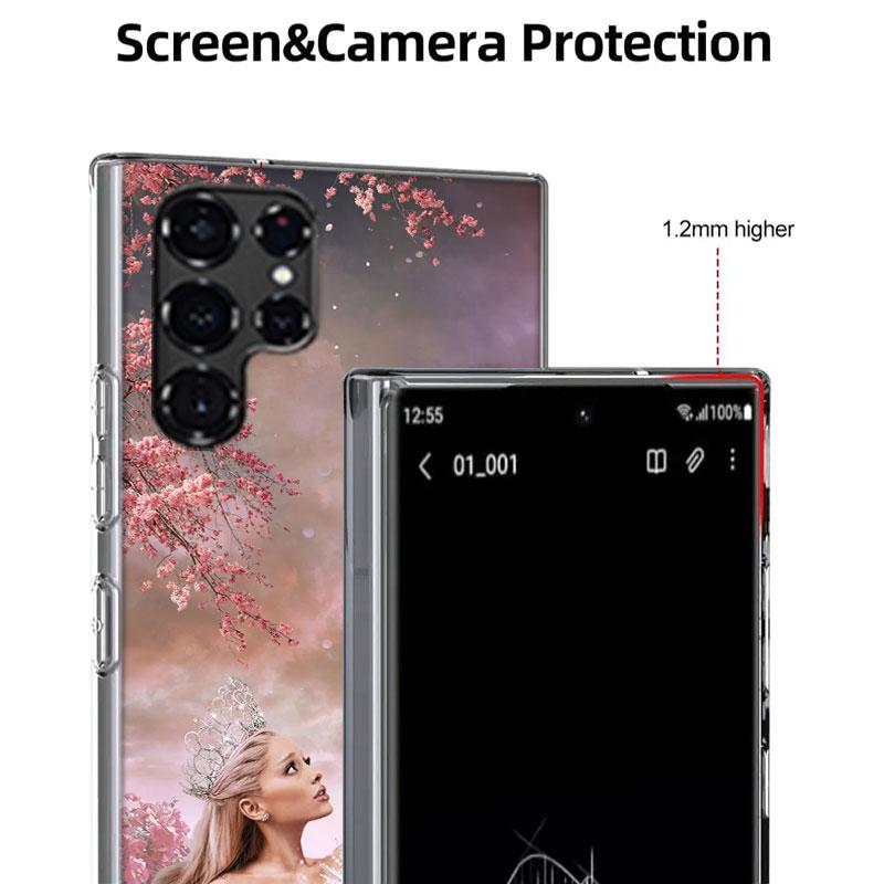 Ariana Grande Cases Phone Case for Samsung Galaxy S26 Ultra S25 Edge S24 S23 FE S21 Plus S20 S22 S10 Cover TPU Capa Shell Shockp