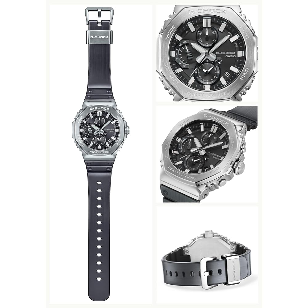 Casio G-Shock Full Metal Chronograph Bluetooth Tough Solar Men's Watch Silver