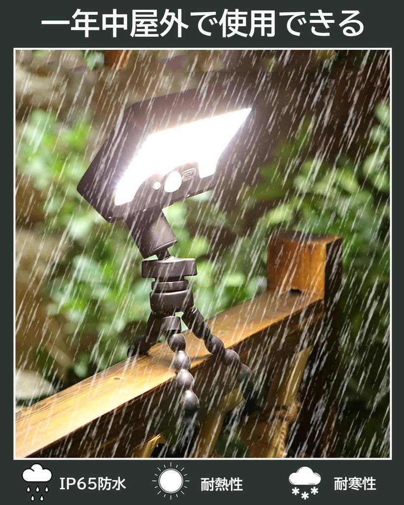 Outdoor Solar Sensor Light, Motion Sensor, Waterproof, Warm White, Warm White, Clip-on, 360° Rotation, Adjustable Angle, USB Rechargeable, 3