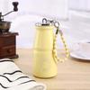 Mini milk cup, compact and portable thermos cup, women's high-value pocket coffee cup, retro stainless steel water cup