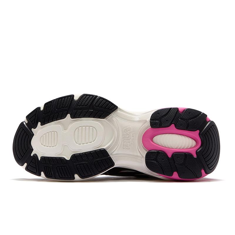 FILA Fusion Buzzard II Meteor Shoes Comfortable Versatile Low Top Casual Shoes Women sneaker White Black T12W521109FSB