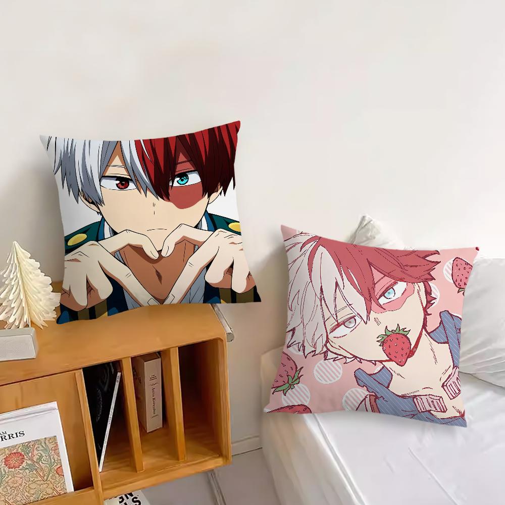 Anime M-Meine H-Heldenakademie Shoto Todoroki Kissenbezug Wohnzimmer Kopfteil Büro Schlafzimmer Kissen Sofa Nickerchen Kissenbezug
