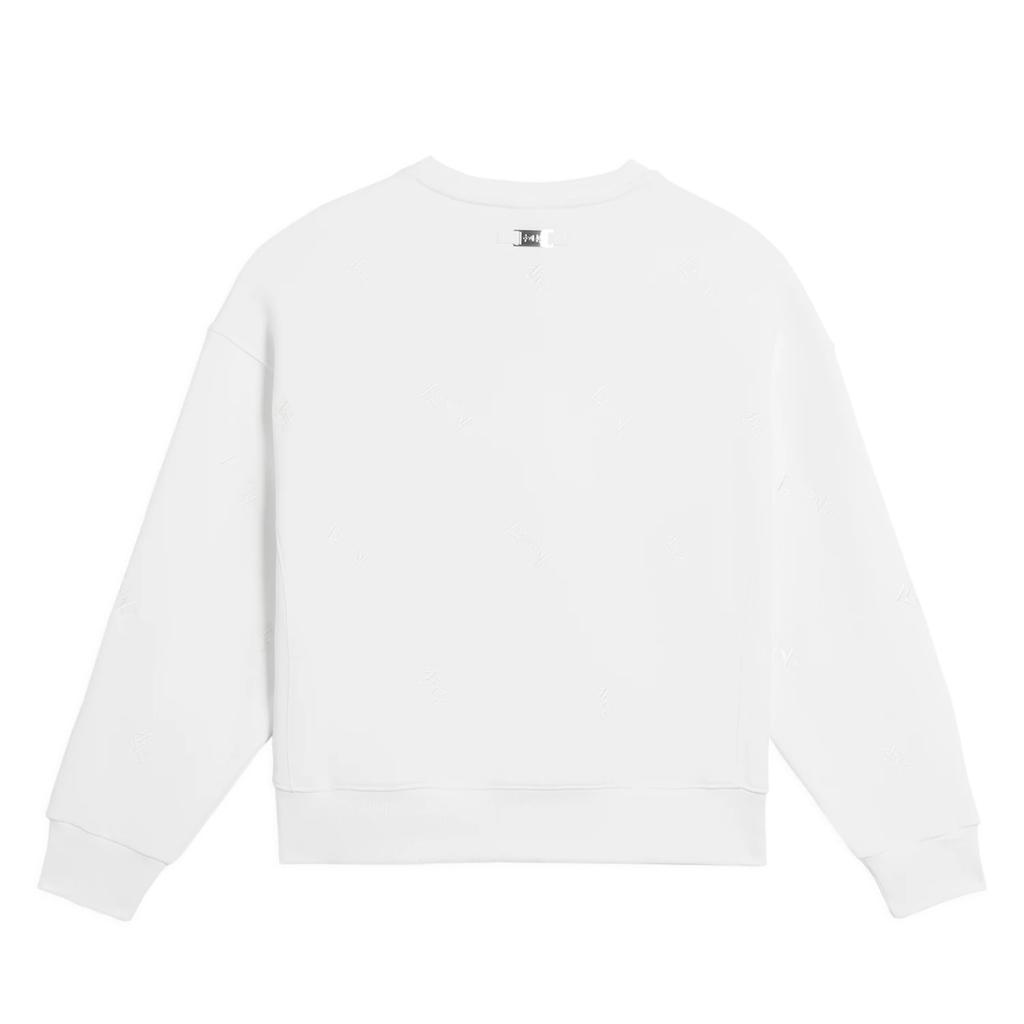 (WMNS) Li-Ning Small Logo Sweatshirt 'White' Women's AWDSC94-3