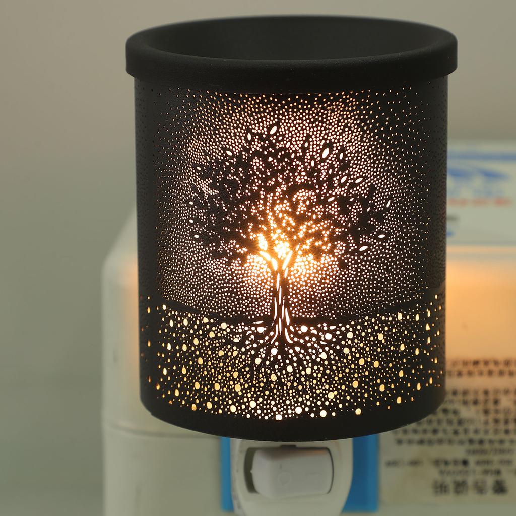 Aroma Oil Burner Scented Wax Melt Warmer Wrought Iron Warmers for Melts Electric Burners Melter Office