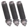 3Pcs Hardened Steel Nozzles Fit for Elegoo Centauri Carbon 3D Printer 0.2mm High Flowrate Printing Wear High Temp Proof