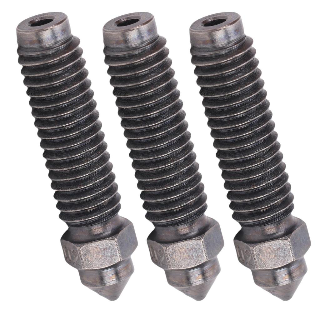 3Pcs Hardened Steel Nozzles Fit for Elegoo Centauri Carbon 3D Printer 0.2mm High Flowrate Printing Wear High Temp Proof