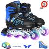 Adjustable Inline Skates for Adults & Children - Speed, Soft Wheels