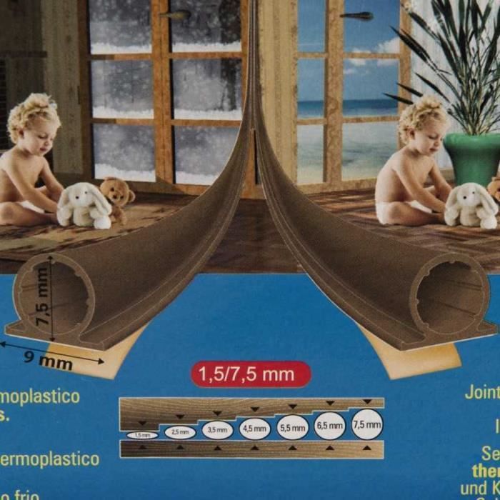 Joint adhésif - GEKO - 47303 - Thermoplastique - Blanc - 6m - Ergonomique et léger