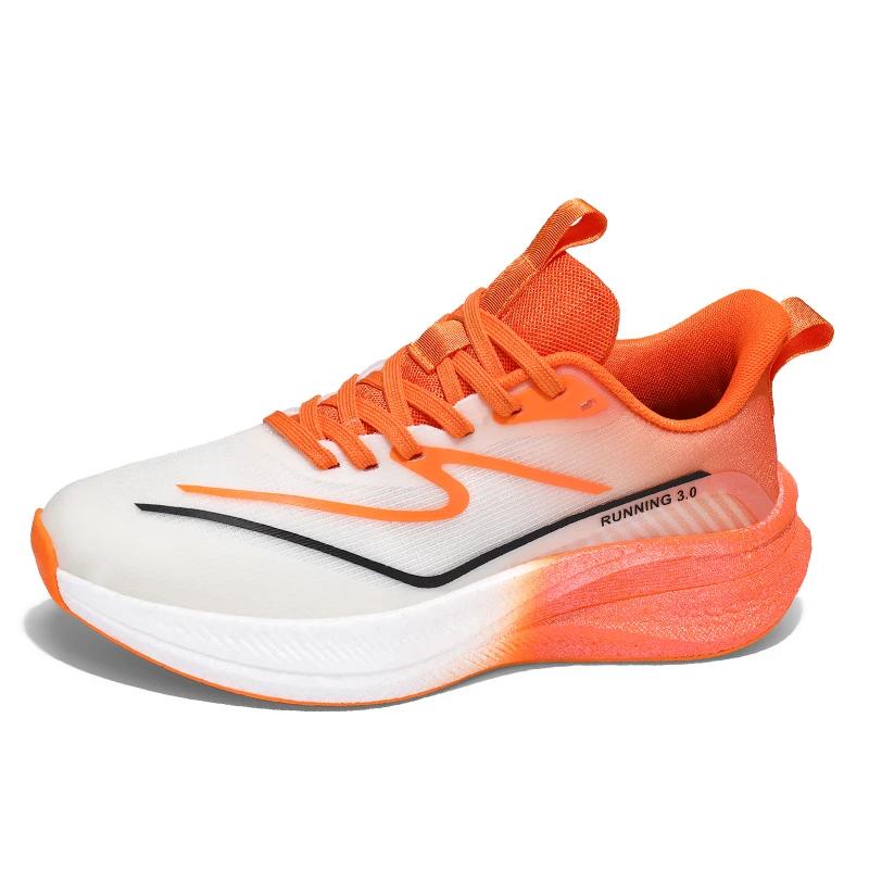 Laufschuhe Damen Dicksohlige Atmungsaktive Rutschfeste Freizeitschuhe Herren Leichte Bequeme Weiche Schnürschuhe Sportschuhe Herren