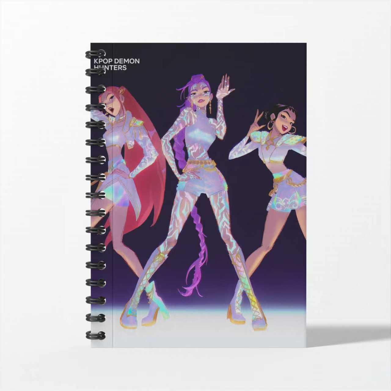 

!!Anime Movie K-pop Demon Hunters Notebooks A6 Stationery Coil Writing Pads for Students School Supplies Office Accessories Gift