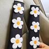 1pc Flower Shoulder Pad Car Seat Belt Small Interior Decoration Protection Cartoon Creative Insurance Cover Car Accessories