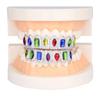 Hiphop Trendy Luxury Brass Gold Silver Copper Zirconium Fine Grillz Fashion Light Body Jewelry Eyebrow 20 850