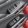 Carbon Fiber Door Window Lift Swtich Panel Cover LHD For Mazda 3 Axela -2024