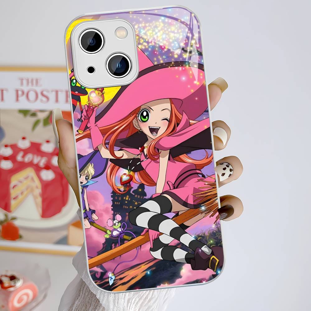 Anime Sugar Sugar Rune For IPhone 14 13 12 Mini 11 Pro XS Max X XR 14 Plus Tempered Glass Cover