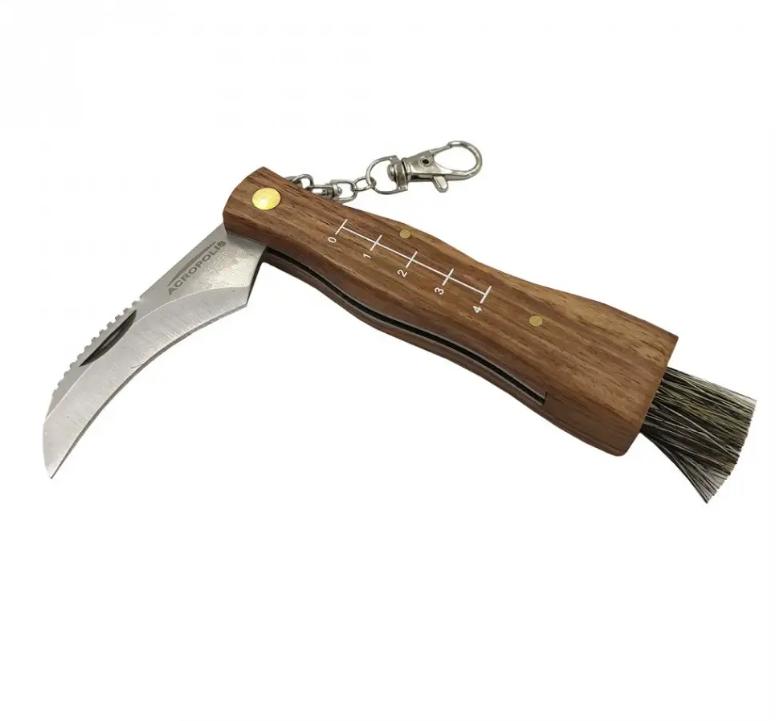 Mushroom Picker's Knife, Sharpener and Case, Gift Set Acropolis