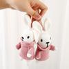 15cm Plush Rabbit Pendant PP Cotton Fully Filled Mini Sweatshirt Bunny