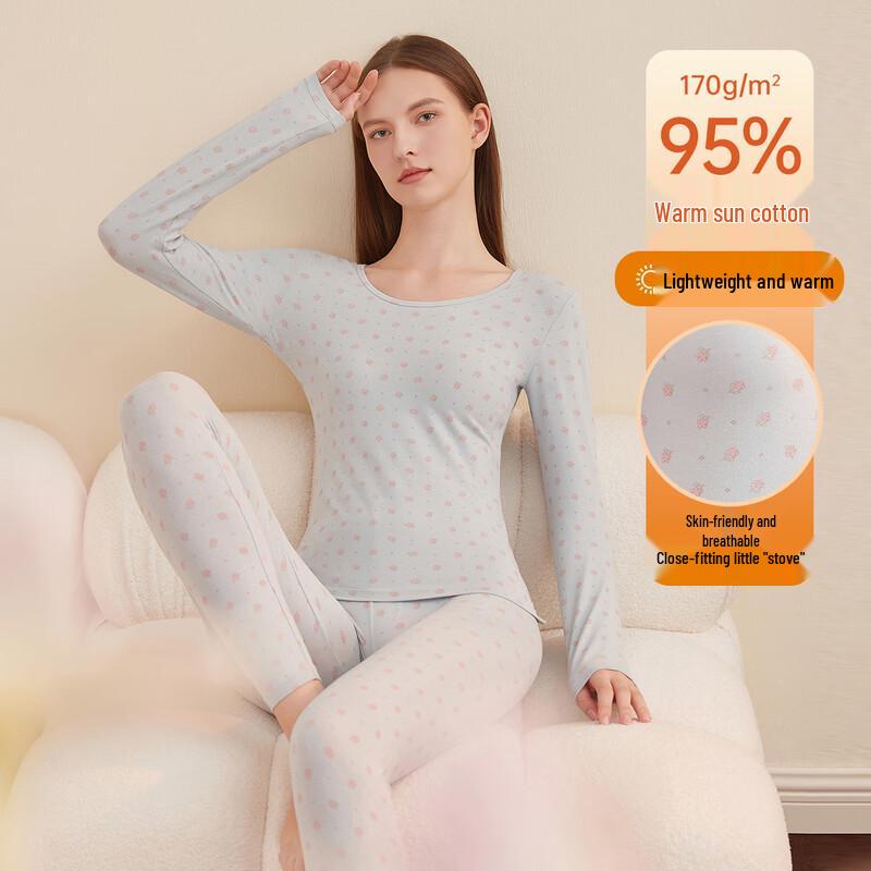 

Женский тонкий хлопковый термокомплект M (160)