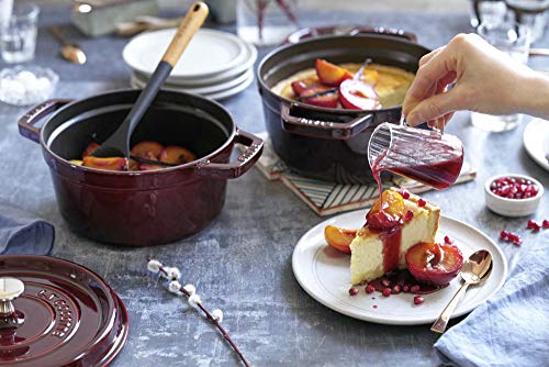 STAUB Cast Iron 2.75-qt Round Cocotte - Grenadine,