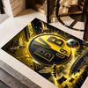Bvb Borussia Dortmund Football Team Area Rug Design For Outdoor Bedrooms Balcony Entryway Antislip Carpet Office Home Decor