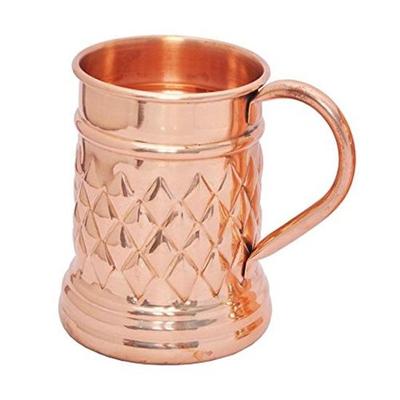 Benzersiz Tasarım Saf Bakır Kupa Bakır Saplı 600 ML