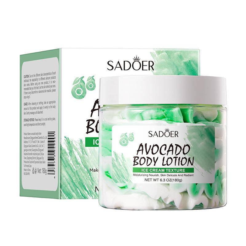 Avocado Body Butter Moisturizer 200g Hydrating and Moisturizing Body Lotion Skin Care Products