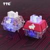 TTC RGB Rabbit Switch Top notch Silent Switches Transparent Rabbit 42g Linear Mechanical Keyboard Fast Switch Fine lubrication