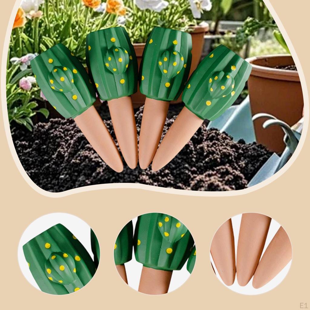 4 Pieces Plant Watering Spikes Drip Irrigation Flower Pot Decor Self System for