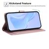 For Samsung Galaxy S24 FE Wallet Case with Strap/Multiple Card Slots Solid Color Leather Stand Phone Cover