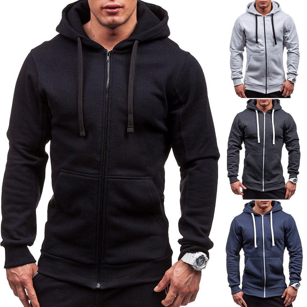 Men's Outwear Winter Hoodies Comfortable Warm Jumper Coat With Soft Material