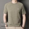 Men's Summer Casual Round Neck Short Sleeve T-shirt - Middle-Aged Fashion, Versatile & Breathable Top