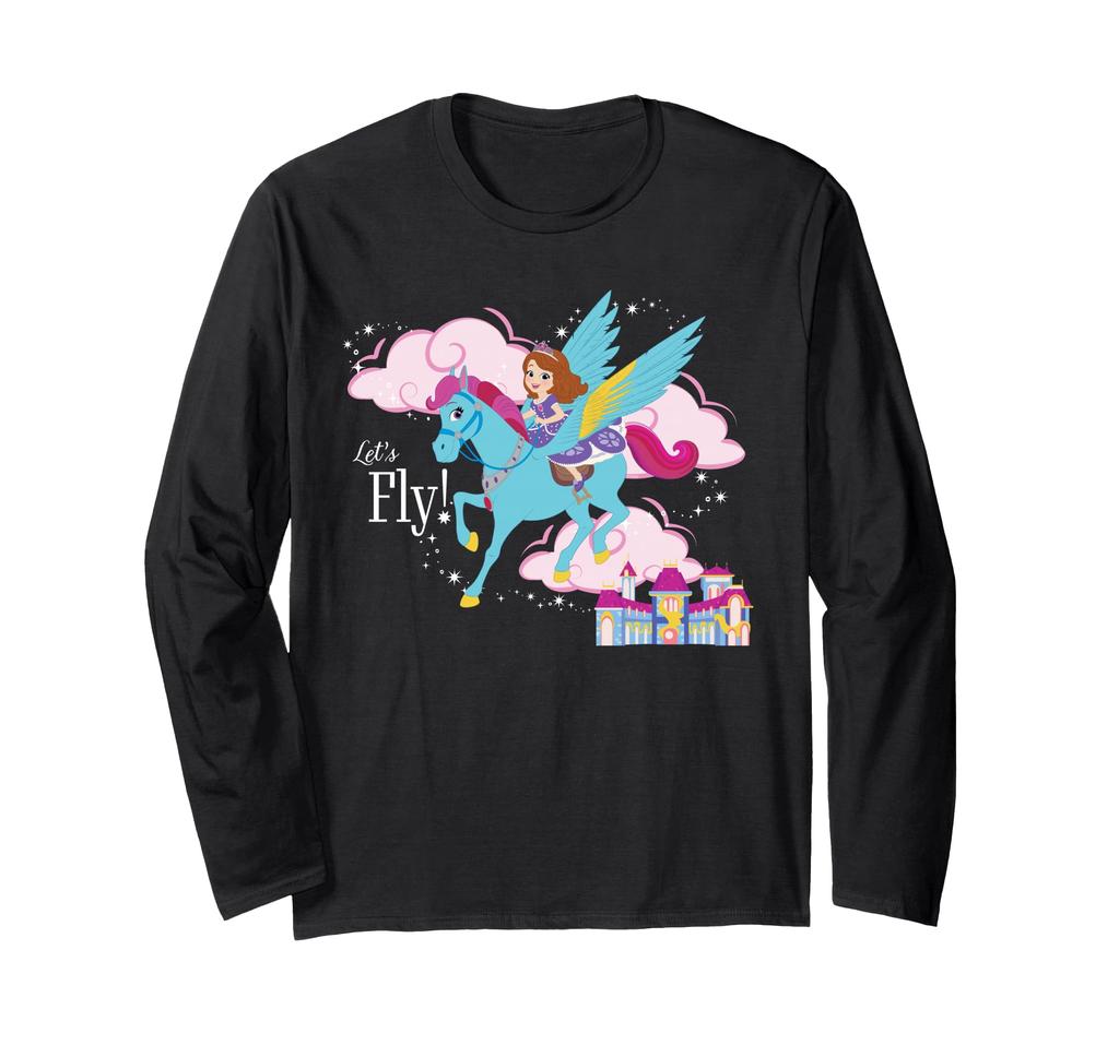 Disney Jr. Sofia the First Princess Sofia Wildfyre Let's Fly Long Sleeve T-Shirt