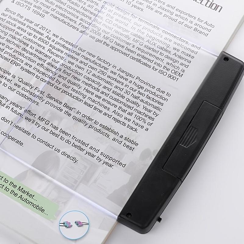 1pc LED Flat Panel Night Vision Reading Light, Eye Protection Reading Light Student Night Reading Light