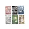 JIAMEI 50sheets Vintage Printing Series Light Retro Memo Mini Sticker Book DIY Handmade Decoration Scrapbooking Material Sticker