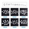 Summer Nail Art Sequins Glitter Nail Art Decals 3D Metal Frame for Shell Sea Starfish Studs on Nails DIY Charm Jewelry 1