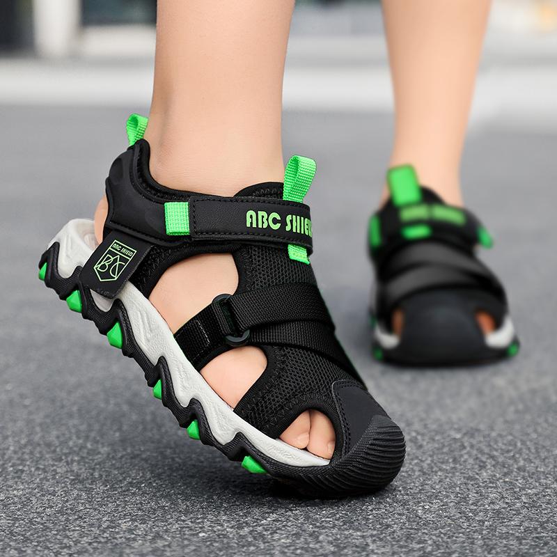 Summer Boys Closed Toe Collision Prevention Girls Sandals Sports Shoes Boys Sandals Flip-Flops