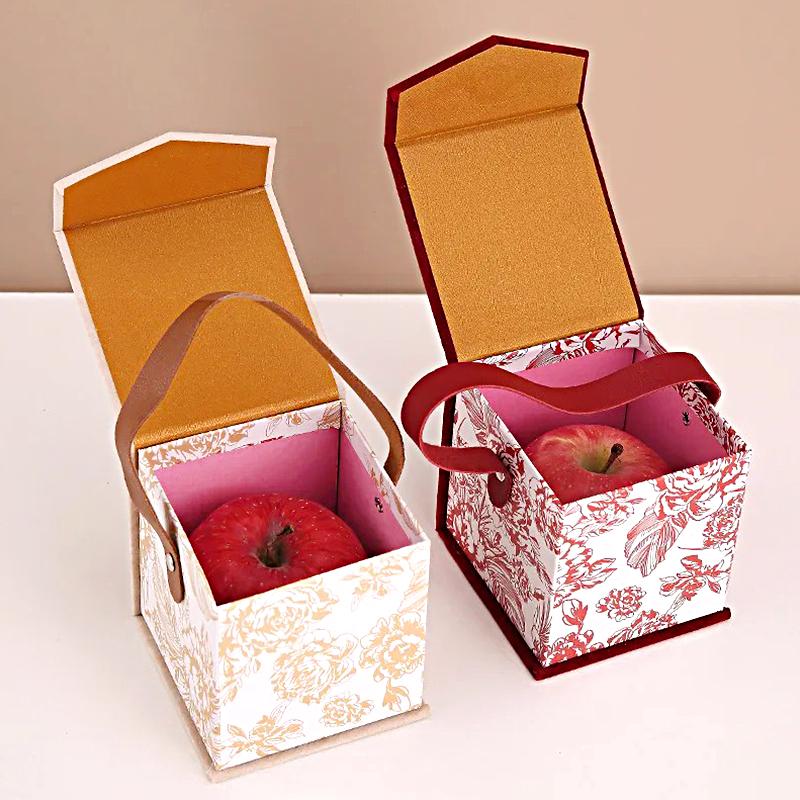 

1PC Valentine s day Candy Box Gift Packaging With Handle European Style Velvet Treat Chocolate