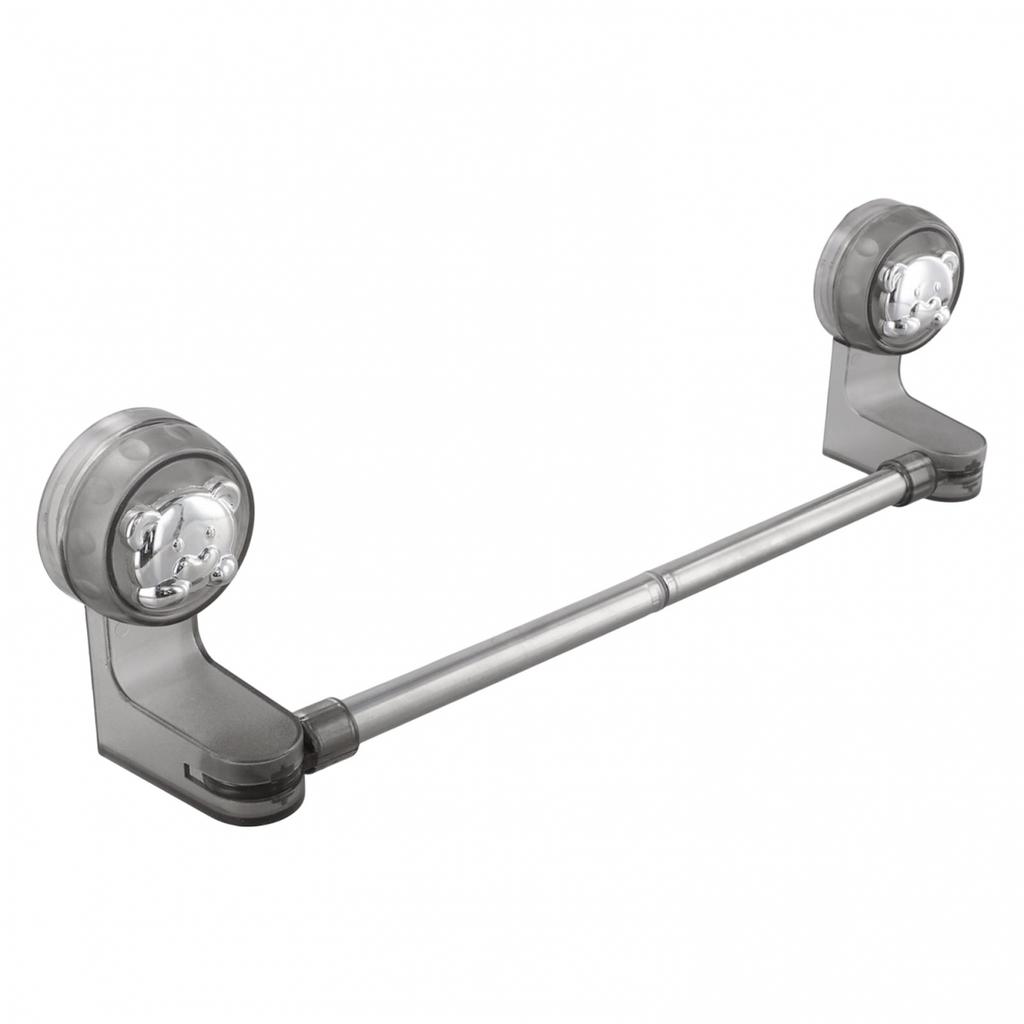 Adjustable Suction Cup Towel Bar Stainless Steel Design for Easy Setup