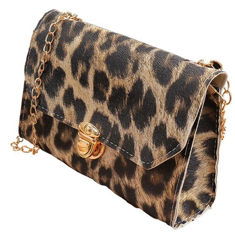 Elegant Women’s Purse Earrings Bracelet Necklace Fashionable Leopard Pattern Accessories Handmade Jewelry Set