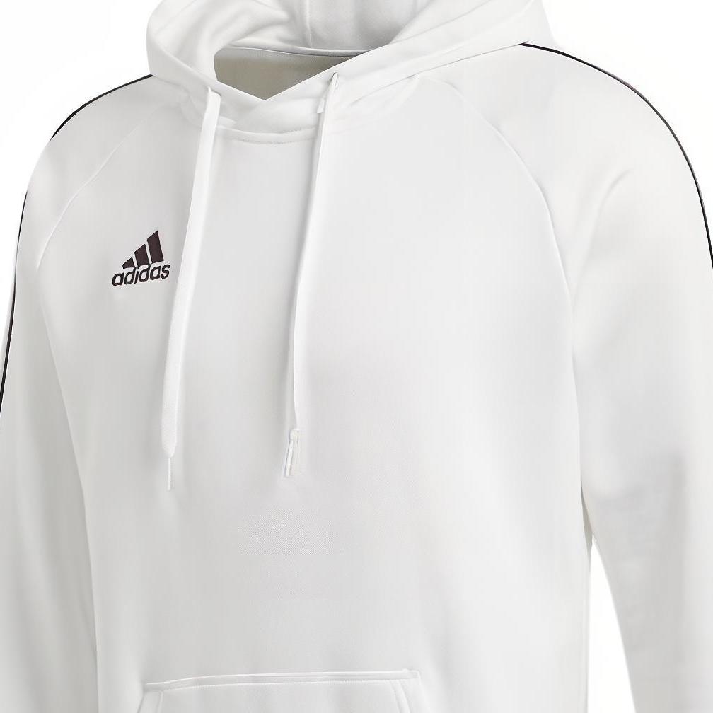 Adidas Fleece Football Pullover Hoodie Men Hoodies White FS1895