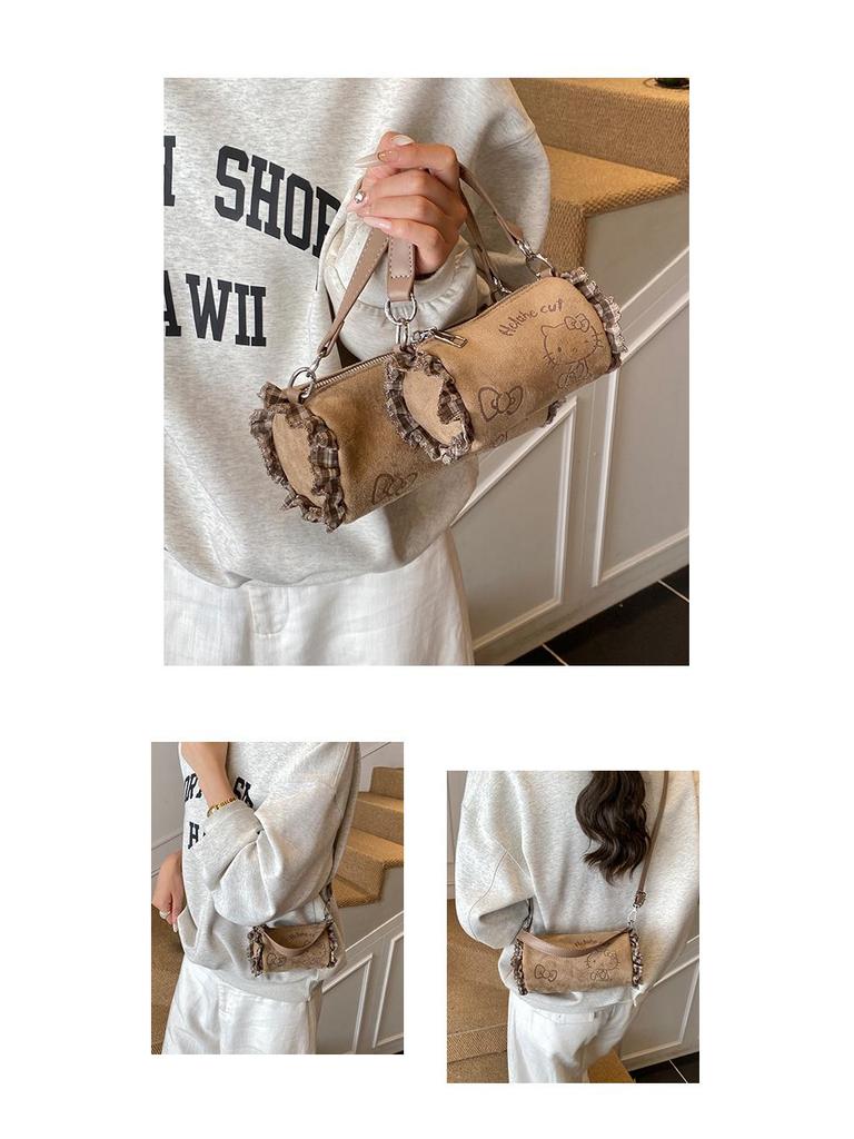 Międzynarodowa Dziecięca Moda Torba na Ramię: Torebka Księżniczki dla Rodzica i Dziecka & Poduszka Crossbody dla Stylowych Dziewczynek