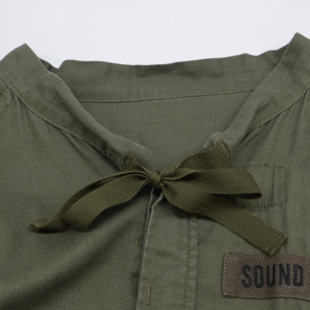 HYSTERIC GLAMOUR 01183AO04 Khaki DARK STAR Luxury Leaf Shirt Dress Dress FREE khakiUsed