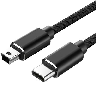 Receiver MP3 Player Digital Camera USB Type C To Mini USB Cable Quick Charging Data Sync USB-C To Mini 5-Pin