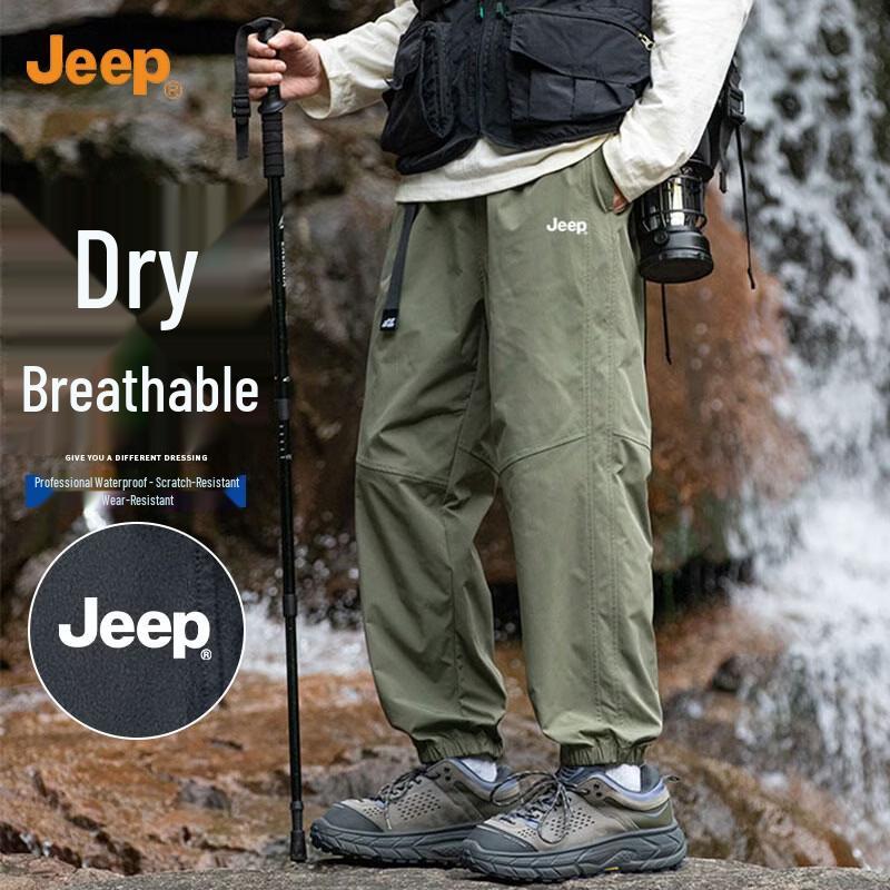 JEEP Men s Summer Lightweight Cargo Jogger Pants M