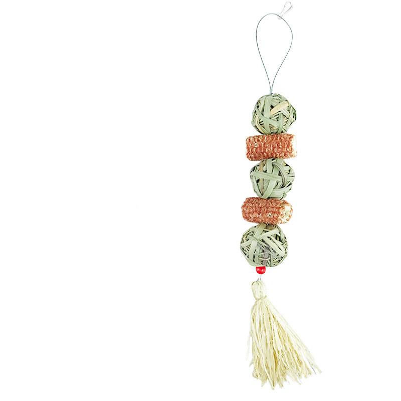 

Маленькие животные жевательные игрушки подвесные жевательные шарики для кролика шиншиллы морской свинки шиншиллы кролика жёлтый