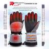 Smart Waterproof Heated Winter Ski Gloves - Electric Heated Gloves for Outdoor Sports and Cycling