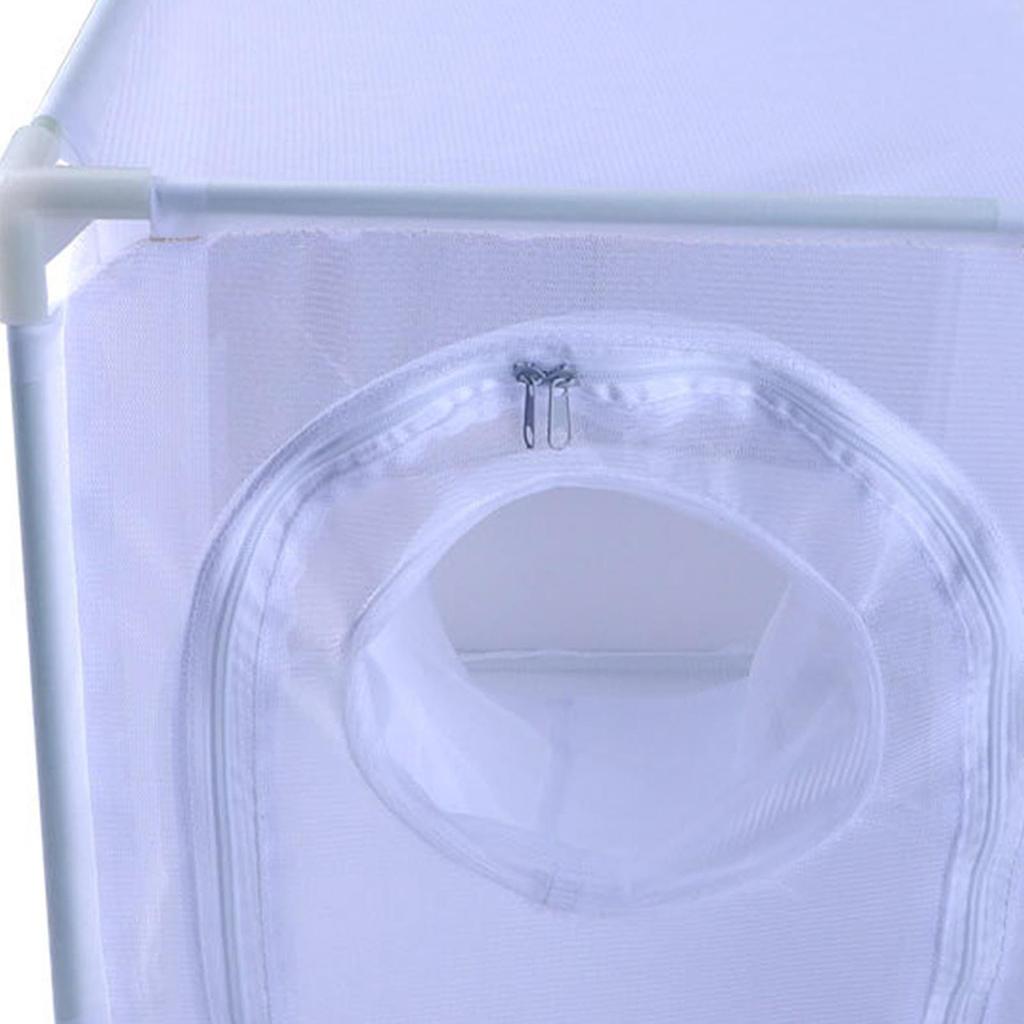 Butterfly Habitat Cage Butterfly Terrarium Breathable Plant and House Reusable Observation Cage Mesh Cage for Indoor Outdoor