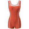 One-piece Swimsuit Women's Boxer Sports Conservative Student Swimming Pool Hot Racing Large Size Suit