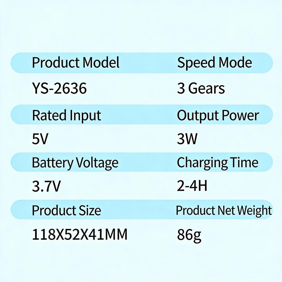 Small Handheld Fan Plastic Texture Suitable for Indoor-Green