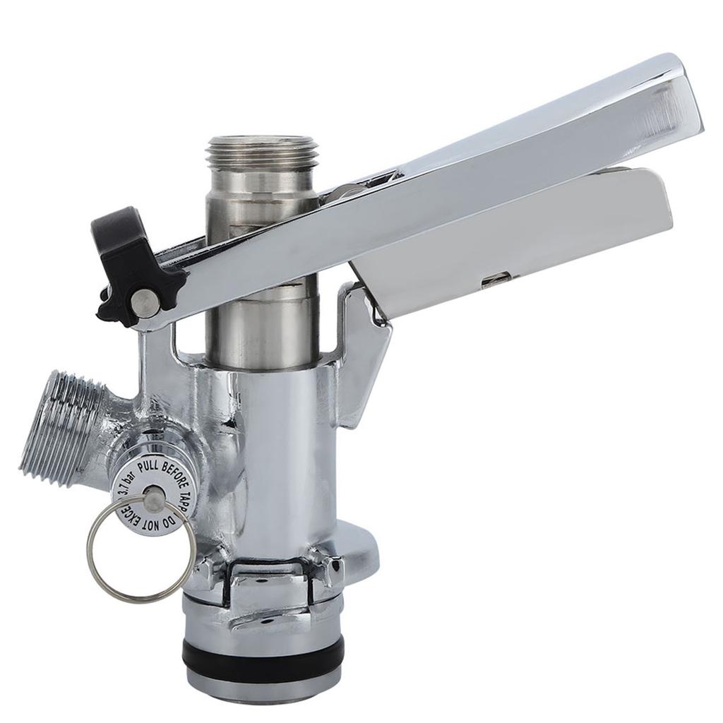 G5/8 U-Typ Edelstahl Bierfasskupplung Zapfhahnzubehör für Heimbar, Restaurant