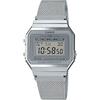 CASIO Digital Watch Vintage Series A700WM-7A Metal Mesh Band Men's Women's Silver Oversea...